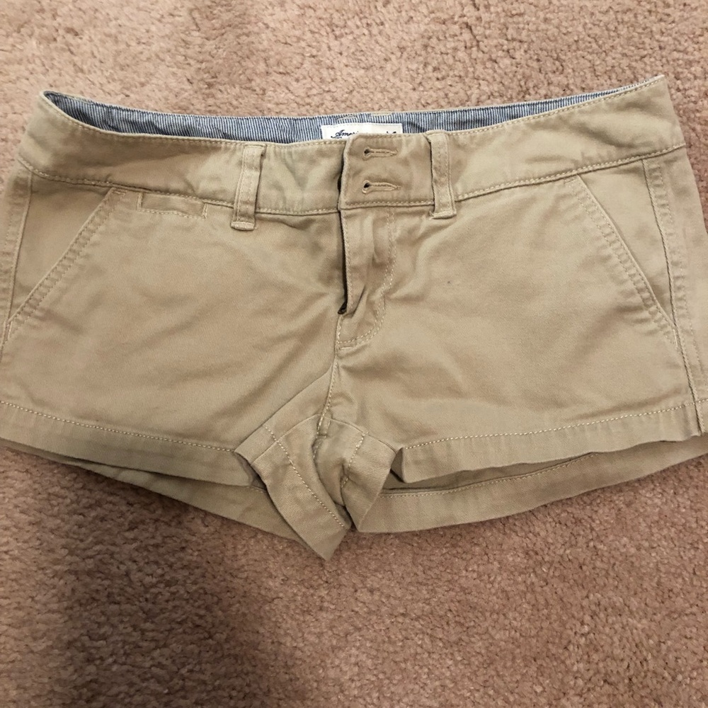 American Eagle Khaki Shorts.